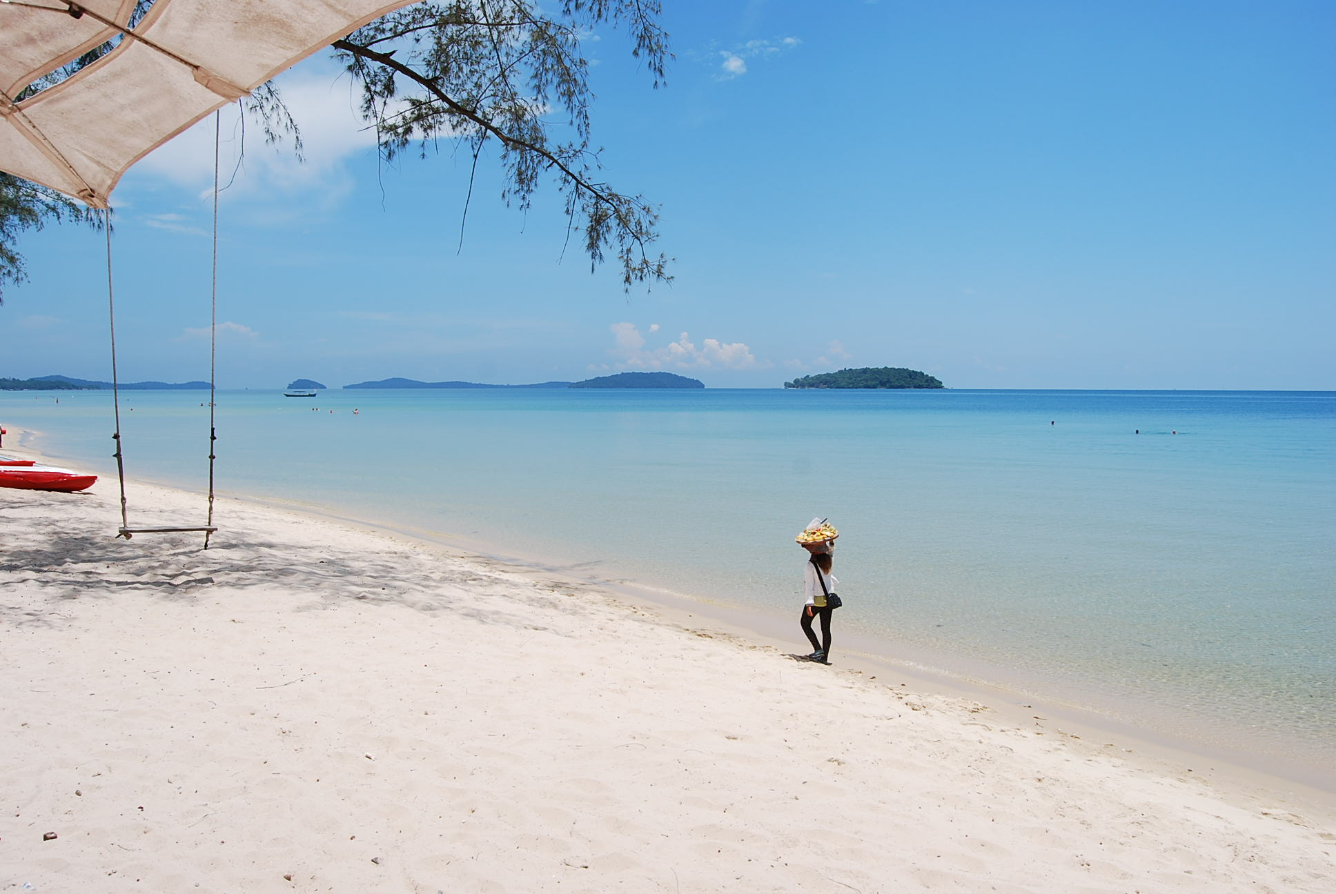 Cambodja, praia